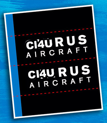 Satin printed labels with low minimums